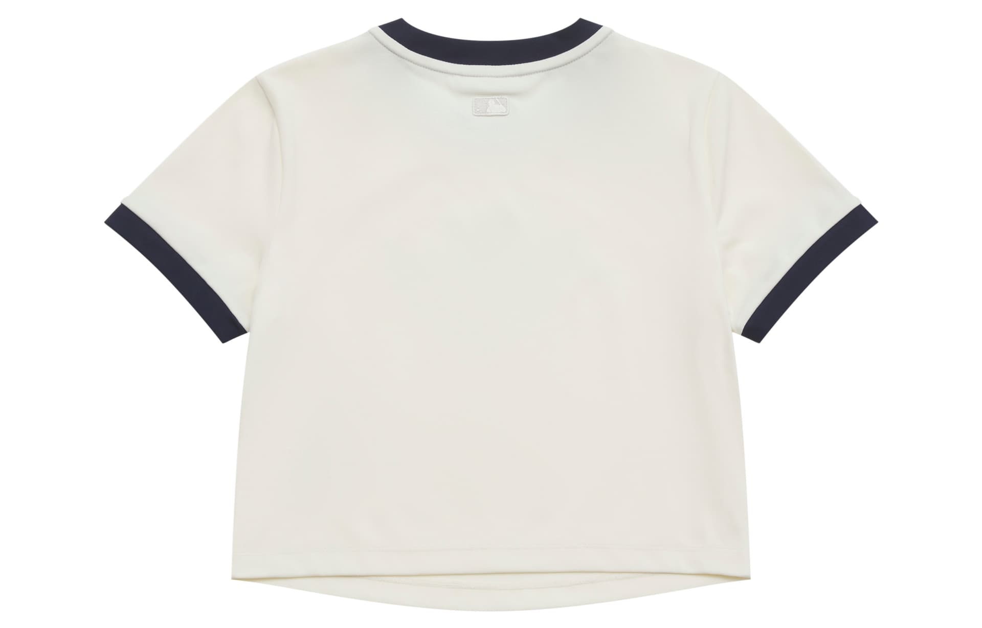 Футболка MLB Preppy Style Collection New York Yankees SS25 Стандартная рукавная футболка женская кремовая - изображение 2