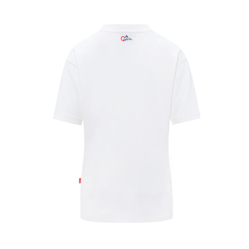 Футболка LI NING 1990 X Clove T Рубашка Унисекс Стандартная Белая - изображение 2