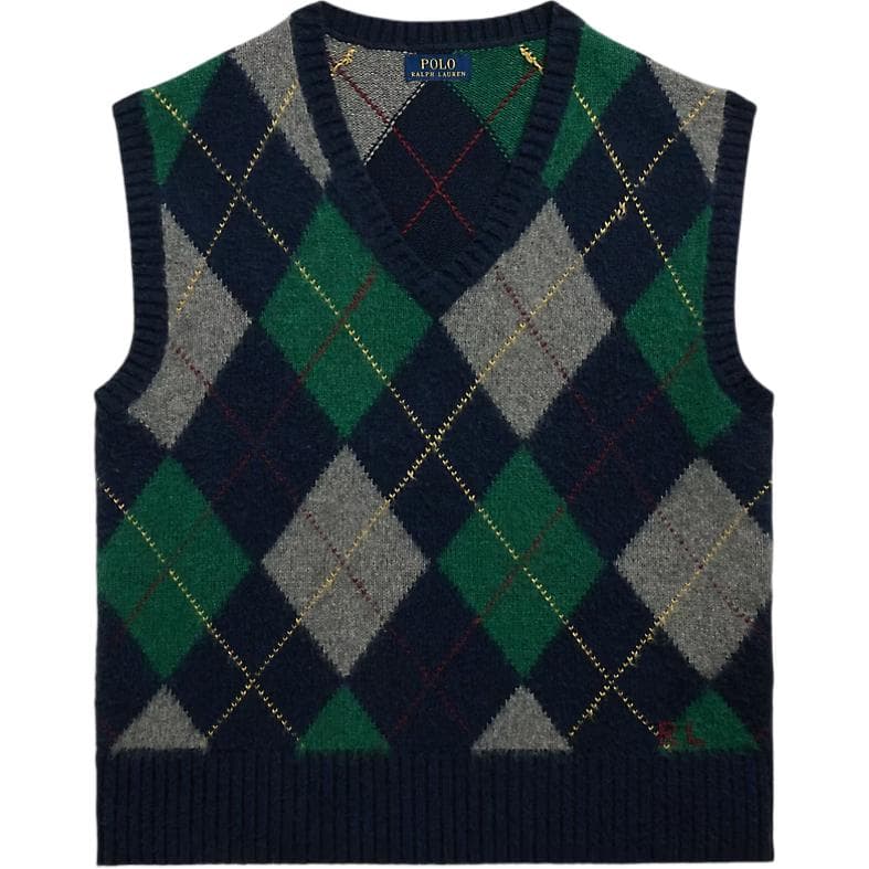 Жилет Polo Ralph Lauren Мужской жилет черный зеленый - изображение 1