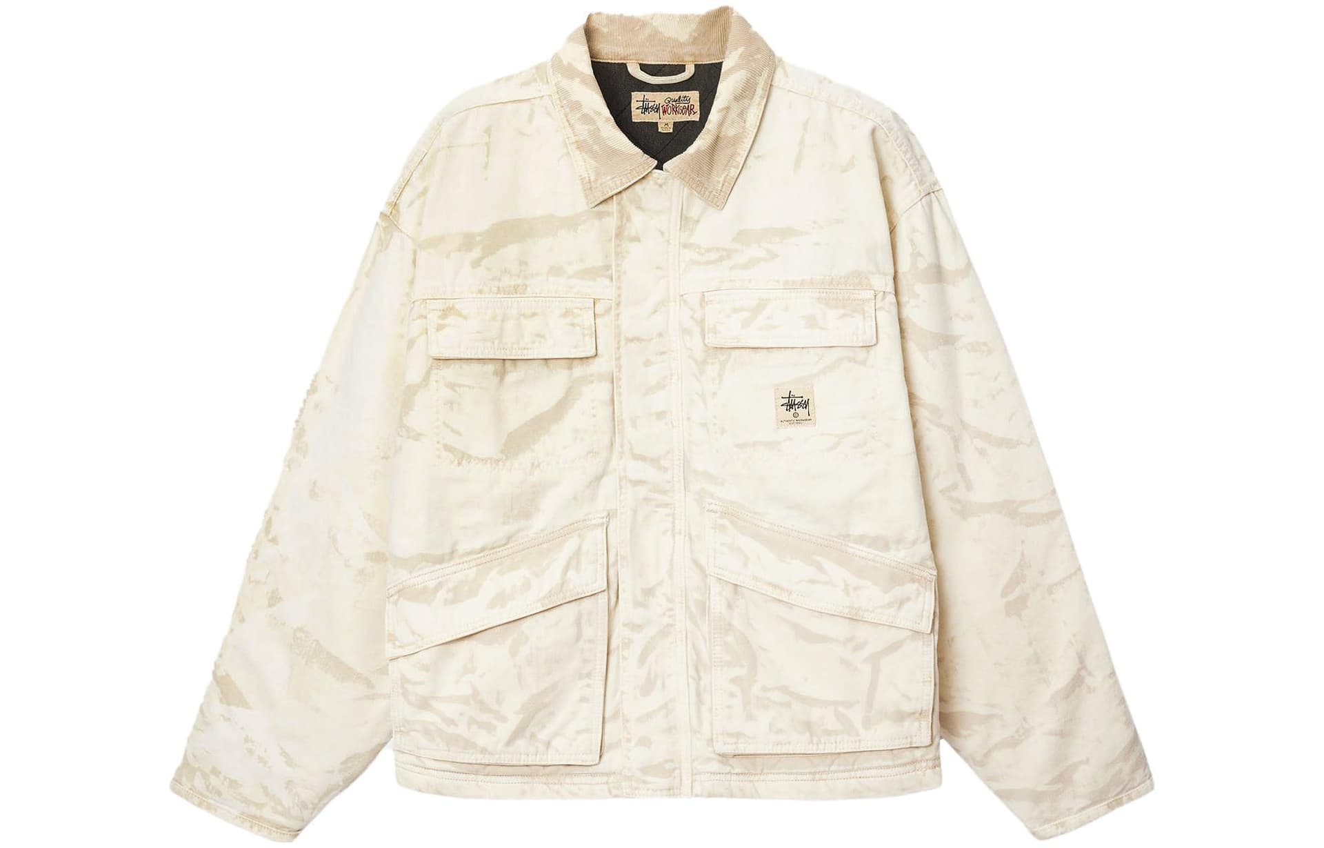 Куртка Stussy FW23 Shop Jacket White - изображение 1