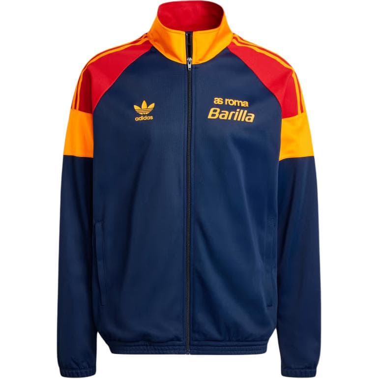 Куртка Adidas Originals Track AS ROMA Куртки и Пальто Мужской Полуночный Индиго - изображение 1