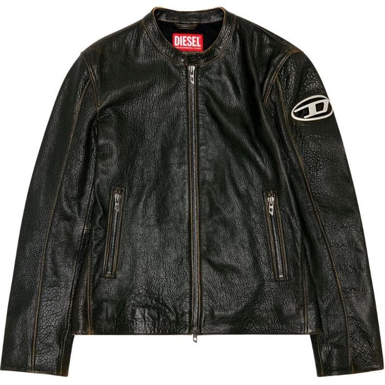 Куртка DIESEL OVAL D LOGO Brown Jacket - изображение 1