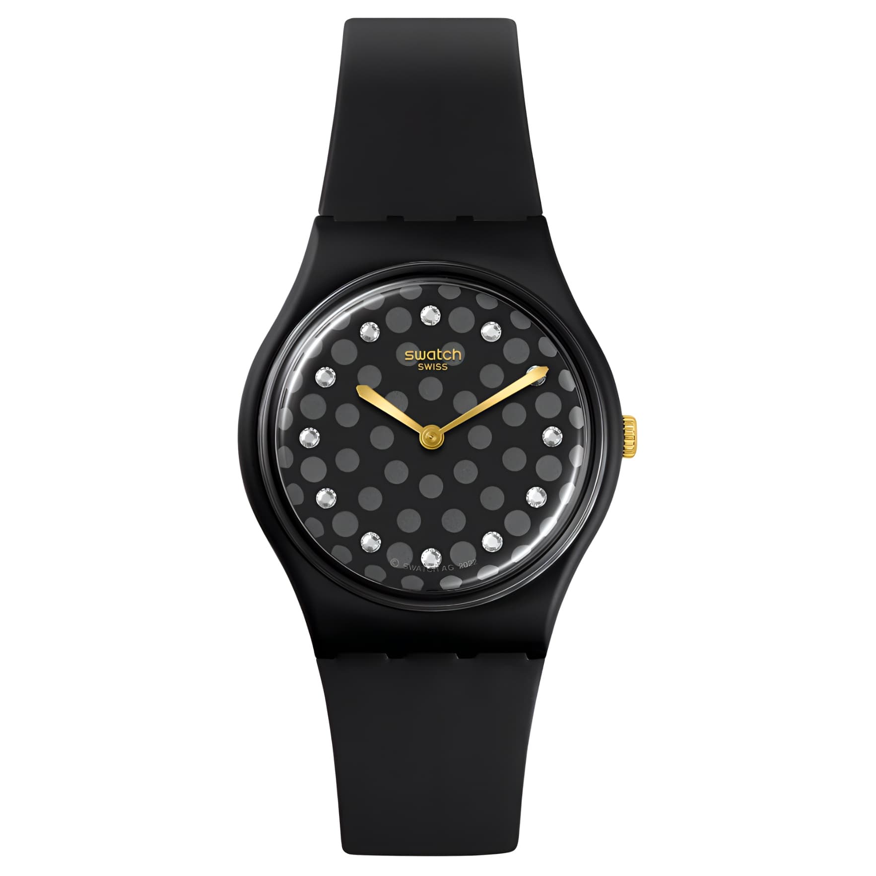 Часы SWATCH Innovative Botanical Ceramic Collection Кварцевый механизм Женские часы 34 мм Черный циферблат - изображение 1