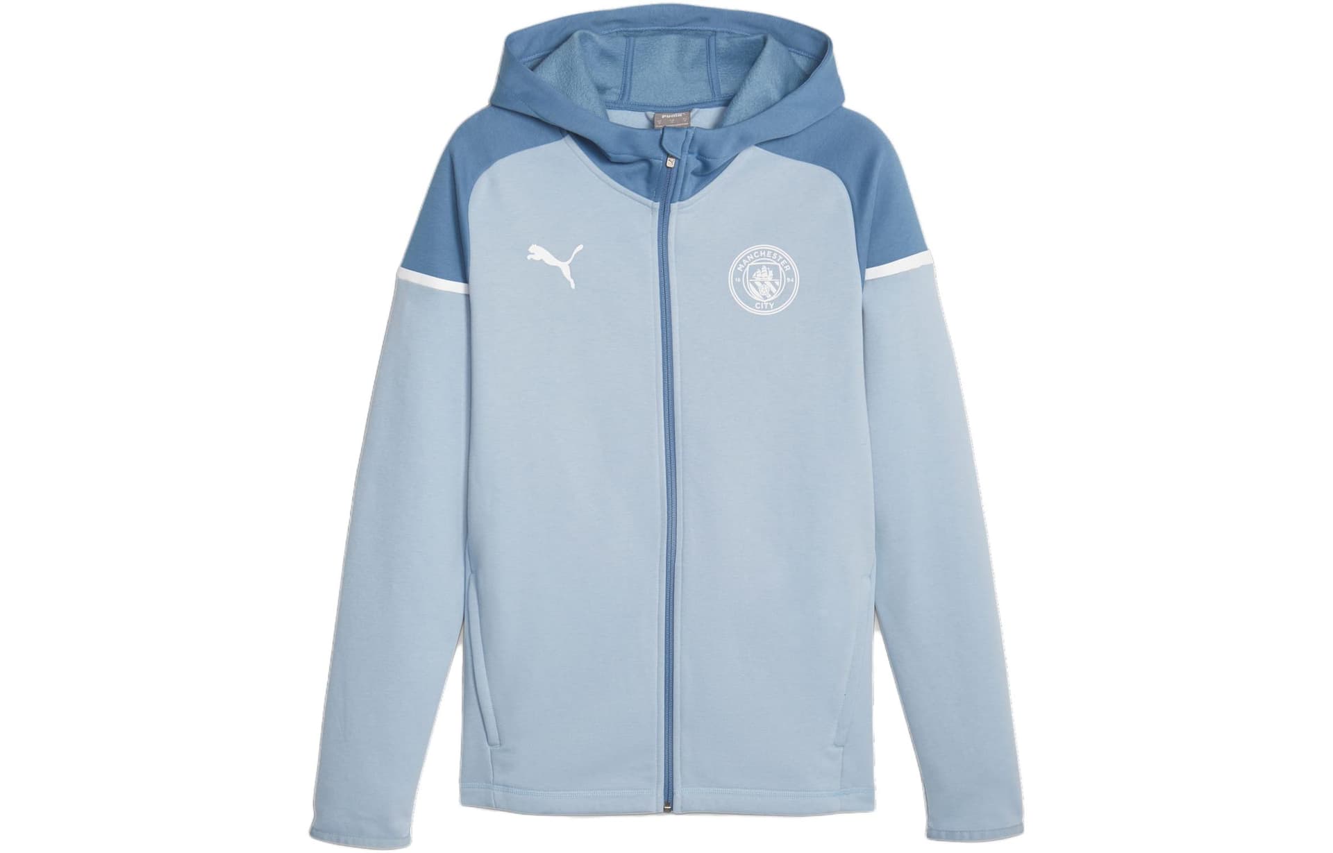 Куртка PUMA Manchester City Football Casuals Hooded Jacket Logo - изображение 1