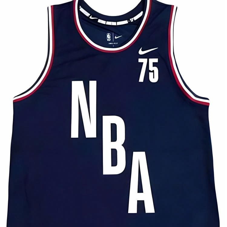 Баскетбольная майка Nike NBA 75th Anniversary Basketball Jersey Blue - изображение 3
