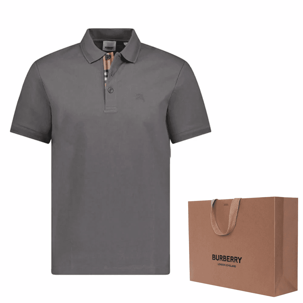 Поло Burberry Polo Shirt Grey - изображение 4