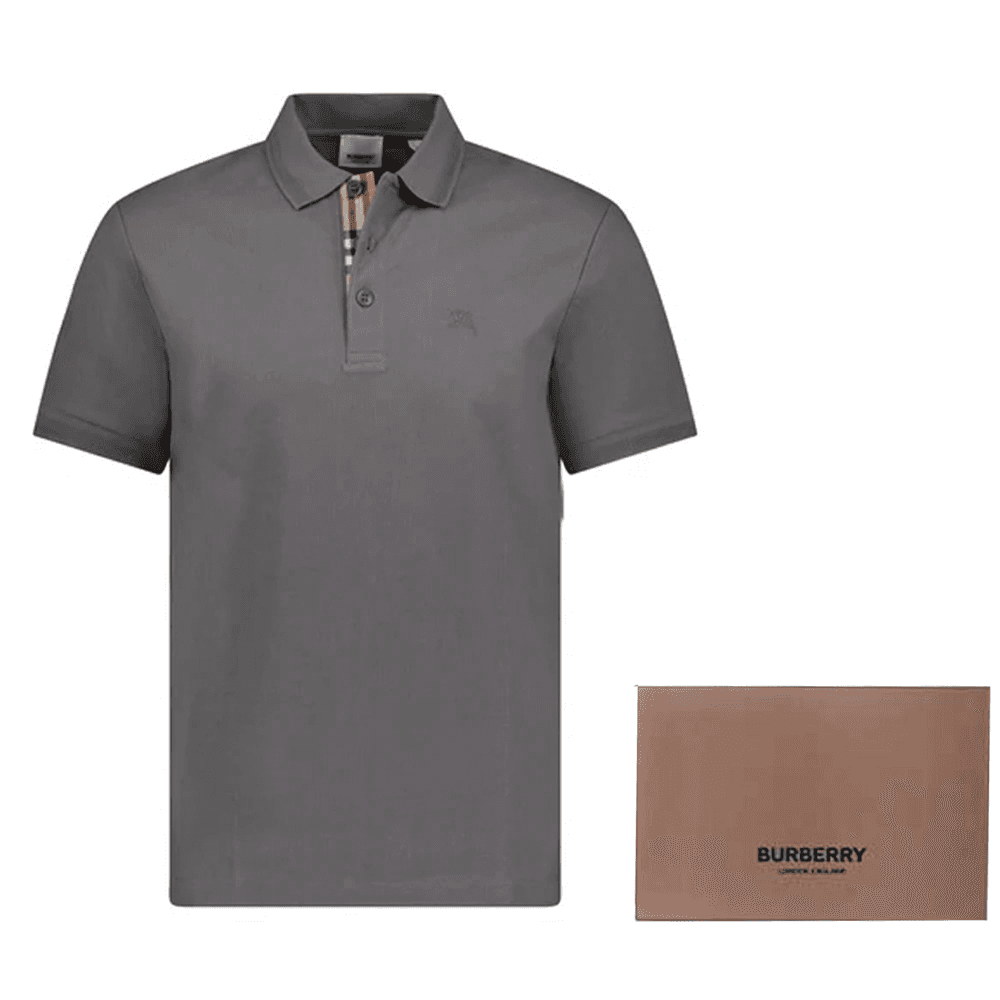 Поло Burberry Polo Shirt Grey - изображение 5