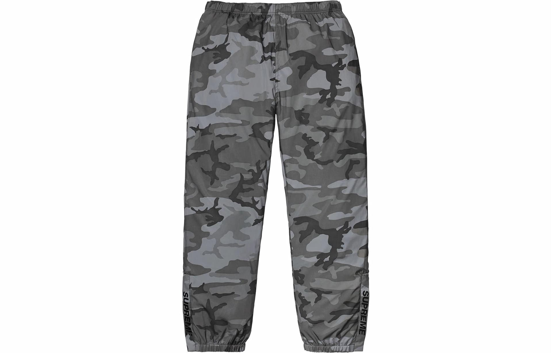 Штаны Supreme FW18 Reflective Camo Warm Up Pant - изображение 1
