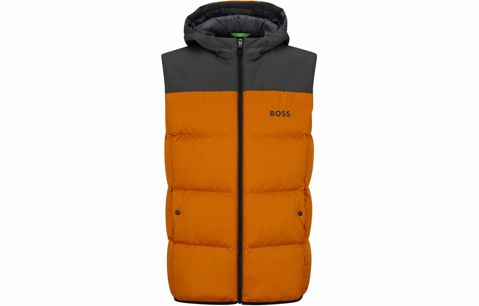 Зимняя куртка HUGO BOSS Water-Repellent Hooded Gilet With Logo Detail - изображение 1