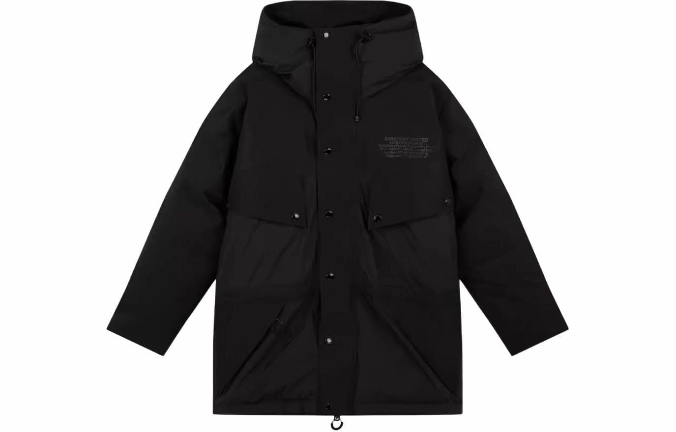 Зимняя куртка Burberry FW23 Black Down Jacket - изображение 1