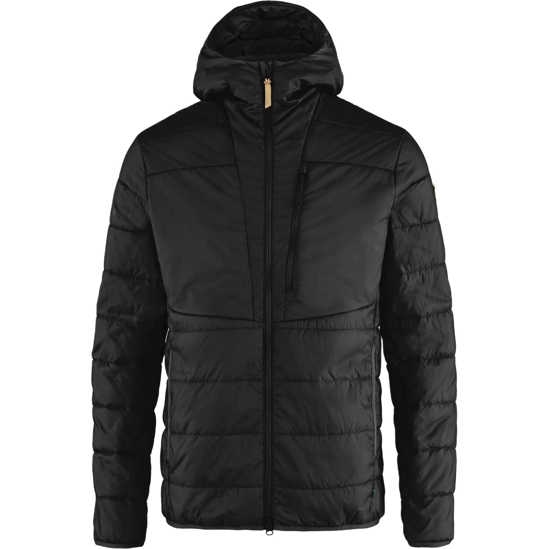 Зимняя куртка пуховик Fjallraven Мужская пуховая куртка черного цвета - изображение 1