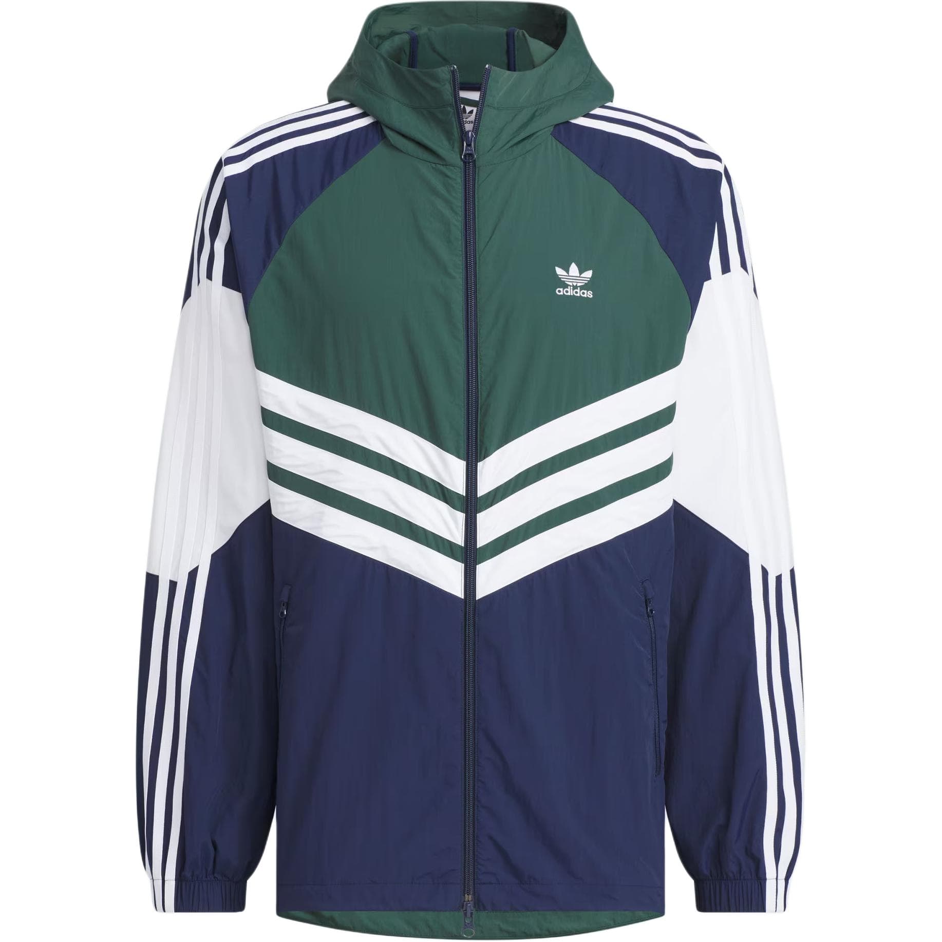 Куртка Adidas Originals ADC Ветровка Мужская Белая Зеленая - изображение 1