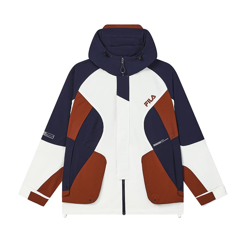 Куртка FILA Куртка Мужская Терракотово-красная Коричневая - изображение 1