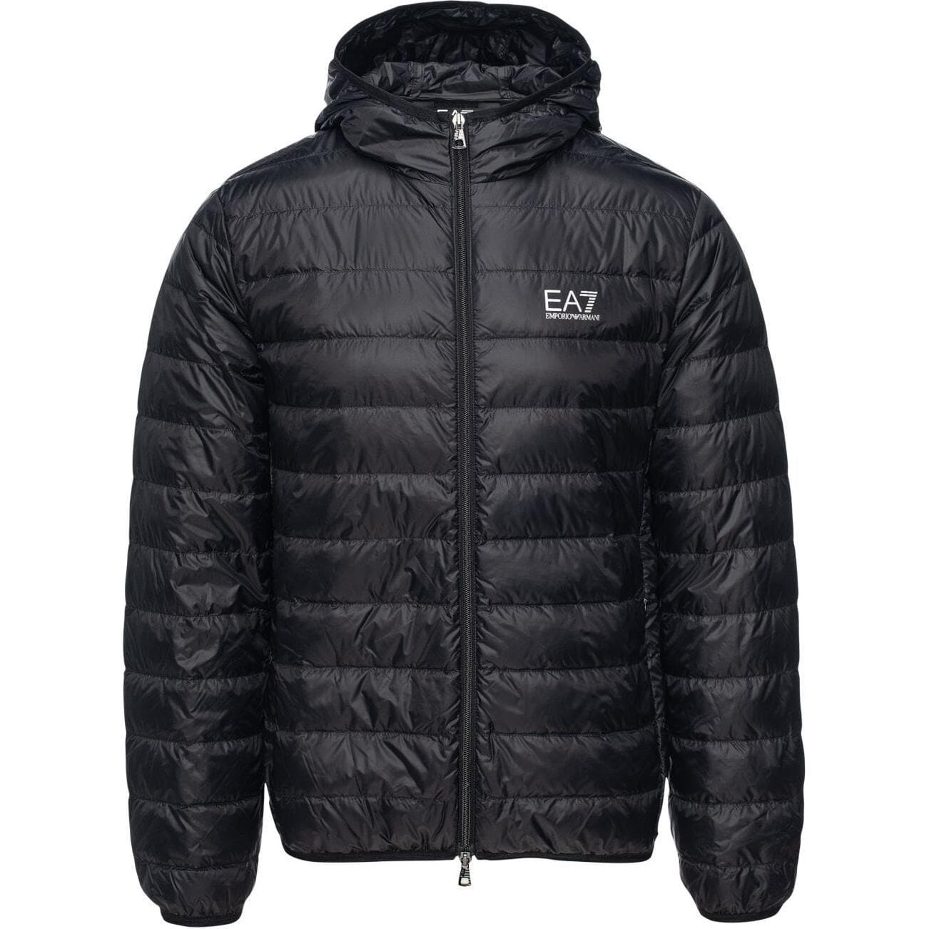 Куртка Emporio Armani Logo Print Hoodie Jacket Black