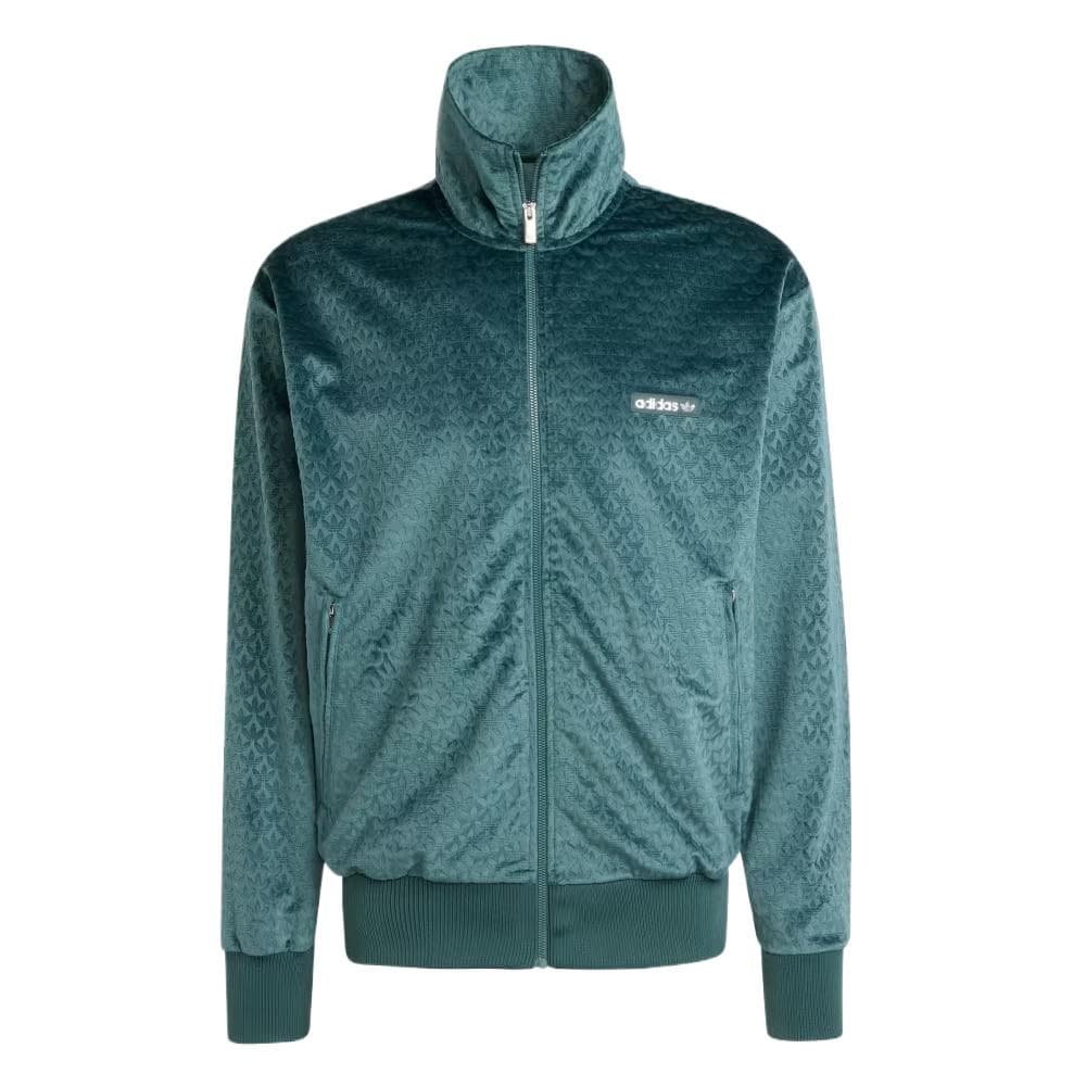 Куртка Adidas Originals Monogram Track Топ Куртки и Пальто Мужской Минеральный Зеленый - изображение 1