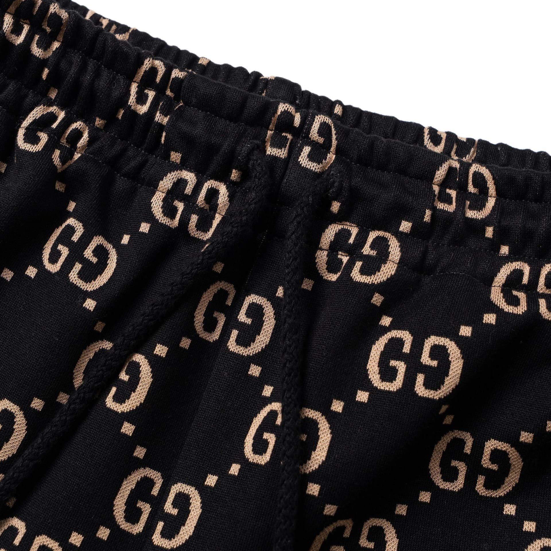 Шорты Gucci Logo Print Shorts Black - изображение 4