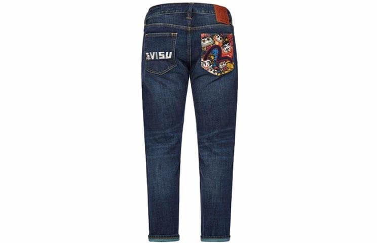 Штаны EVISU Logo Straight Jeans