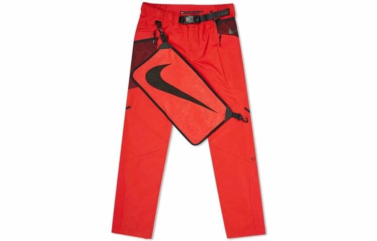 Штаны Nike x MMW Woven Belt Pants Red - изображение 1