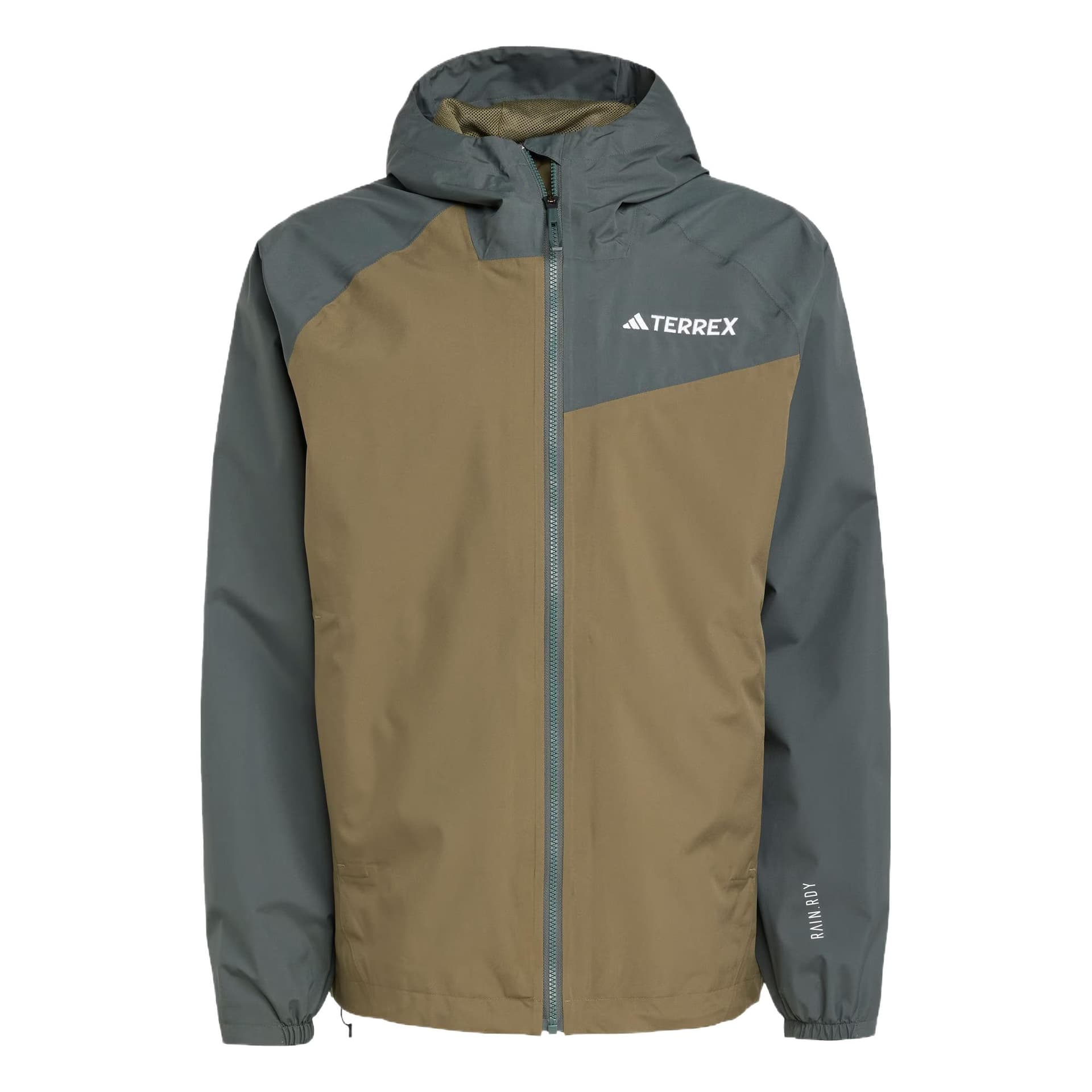 Куртка Adidas TERREX Multi 2 л RAIN.RDY Куртка Куртки Пальто Мужской Слоистый Оливково-зеленый Плющево-зеленый - изображение 1