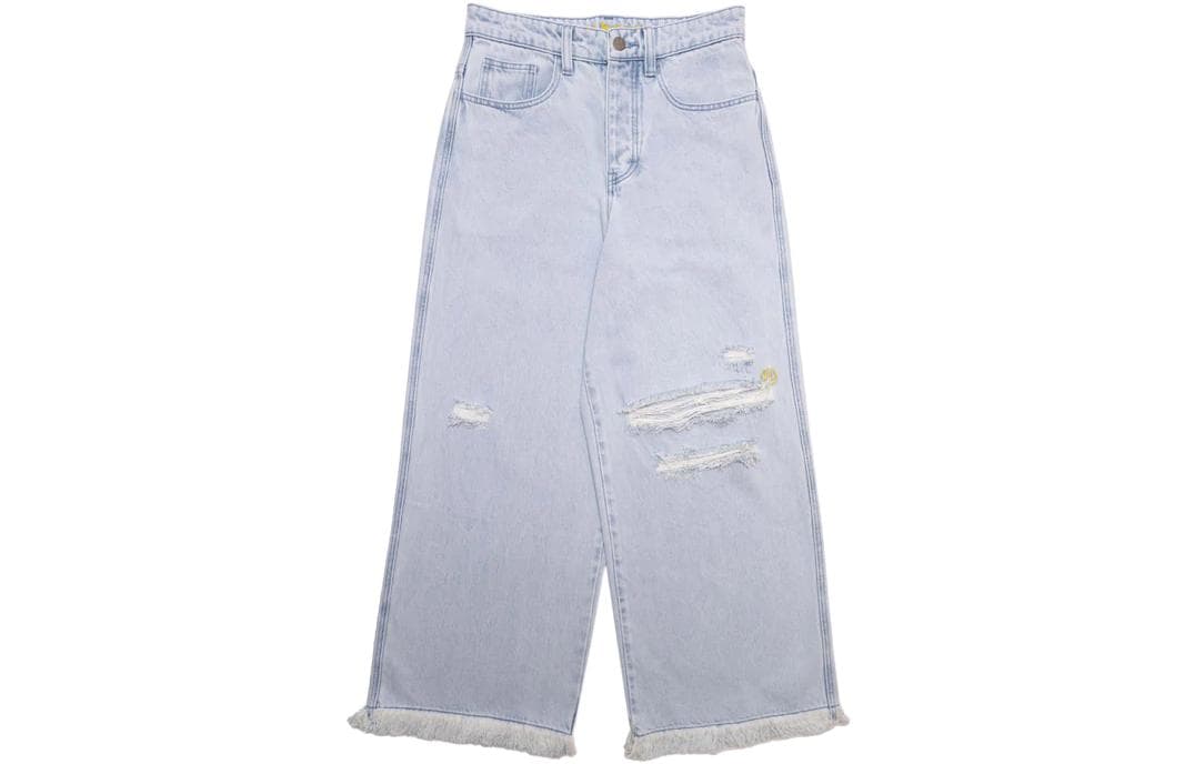 Штаны Drew House Ultra Wide Leg Jean Distressed Vintage Indigo - изображение 1
