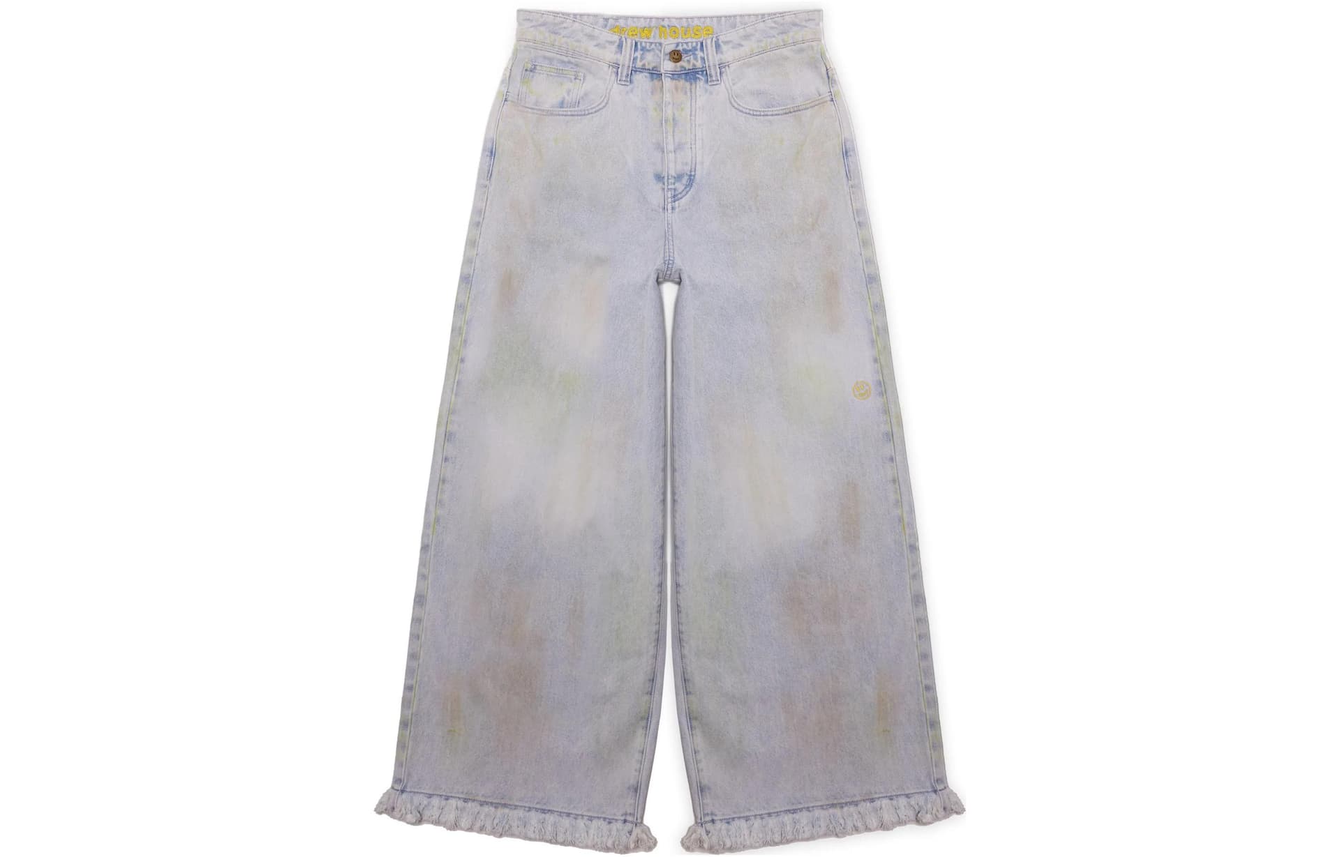 Штаны Drew House hummingbirds Ultra Wide Leg Jean Huston Wash SS22 - изображение 1