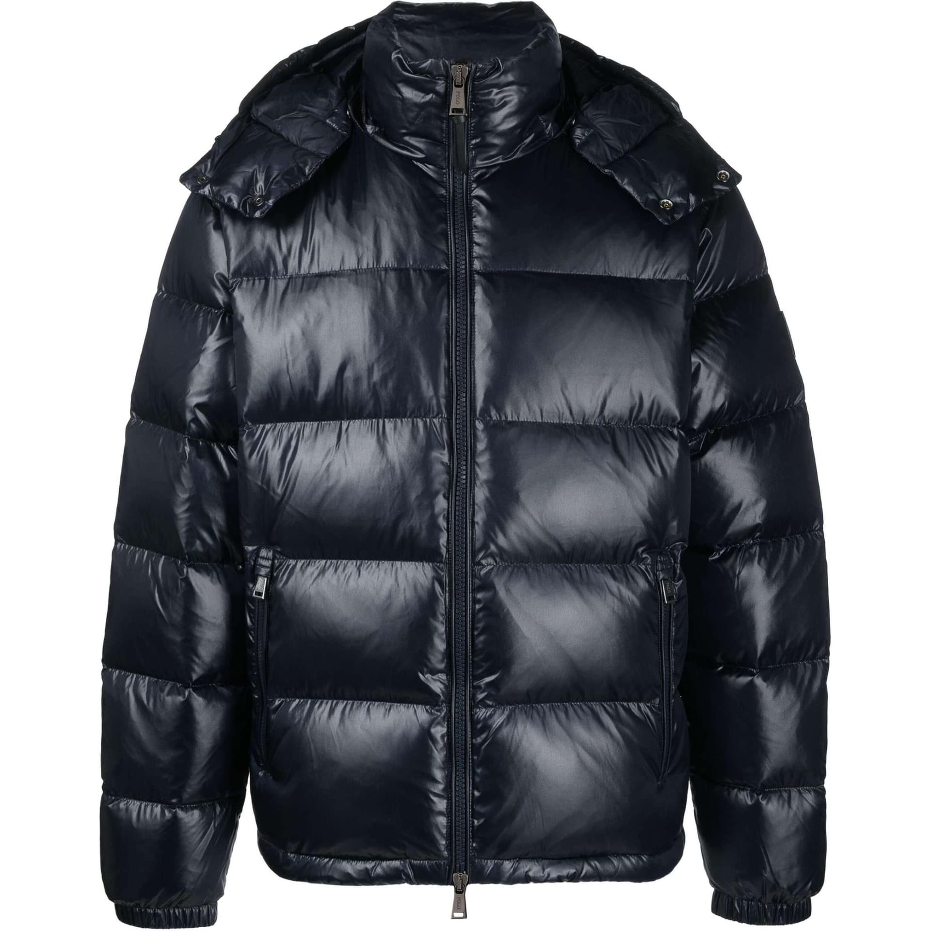 Зимняя куртка Polo Ralph Lauren Мужской пуховик морского синего цвета - изображение 1