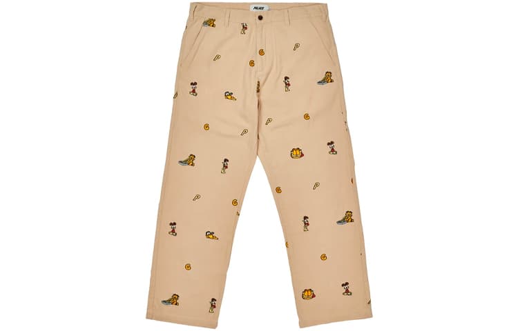 Штаны PALACE Garfield Work Pant Beige - изображение 1