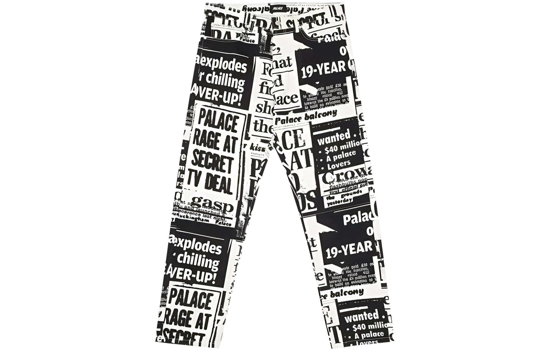 Штаны PALACE SS22 Tabloid Denim Jean Black - изображение 1