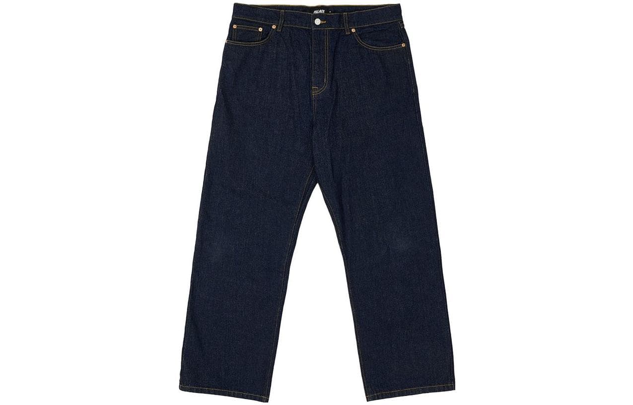 Штаны PALACE SS23 CHAIN SCRIPT JEAN INDIGO Logo - изображение 1