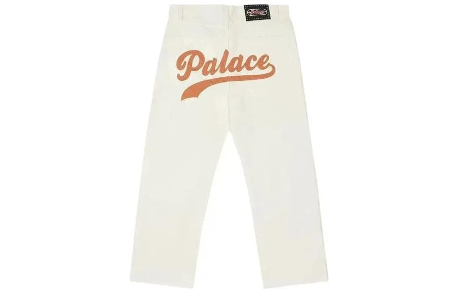 Штаны PALACE SS23 Chain script jean whisper white Logo - изображение 1