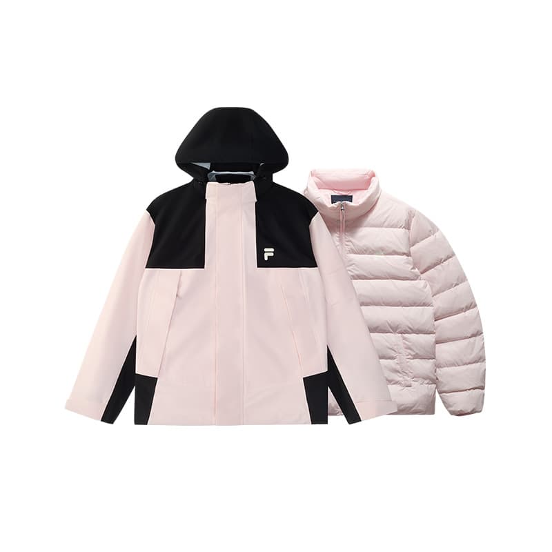 Зимняя куртка FILA FUSION FOB Пуховик Унисекс Счастье Розовый - изображение 1