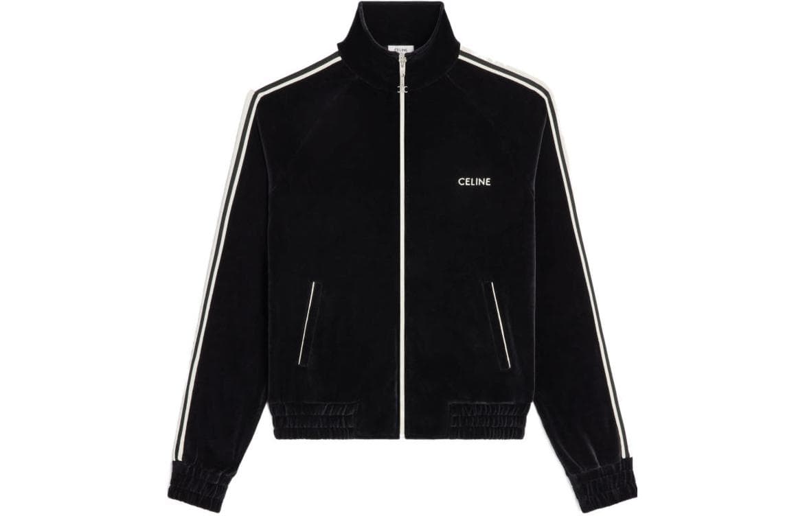 Куртка Celine SS24 Logo High Neck Zip Jacket - изображение 1