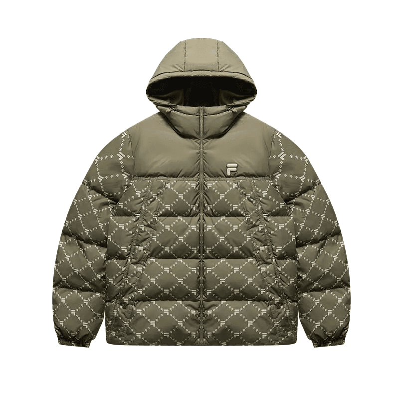 Зимняя куртка FILA FUSION Life Пуховик Унисекс Бабочка Зеленый - изображение 1
