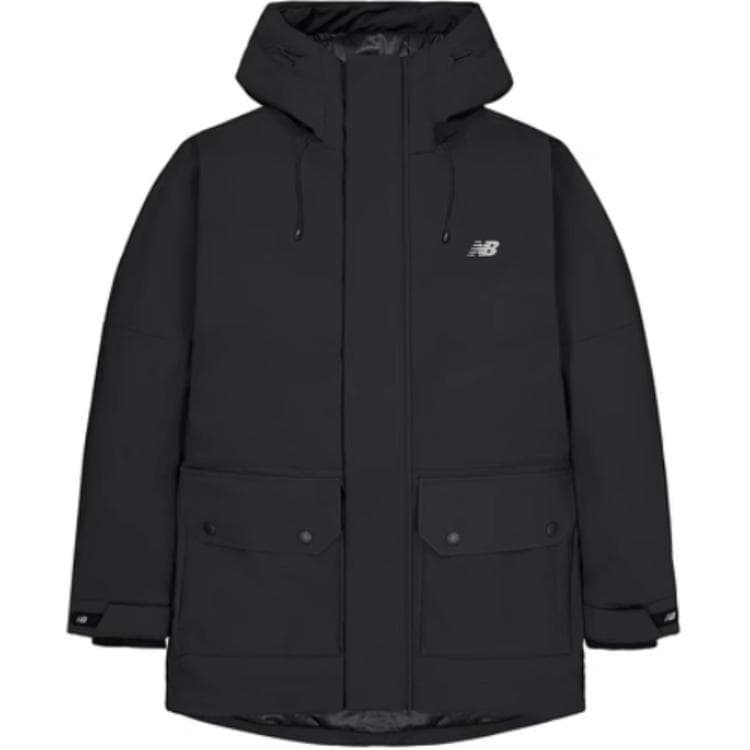 Зимняя куртка New Balance Мужской пуховик черного цвета - изображение 1