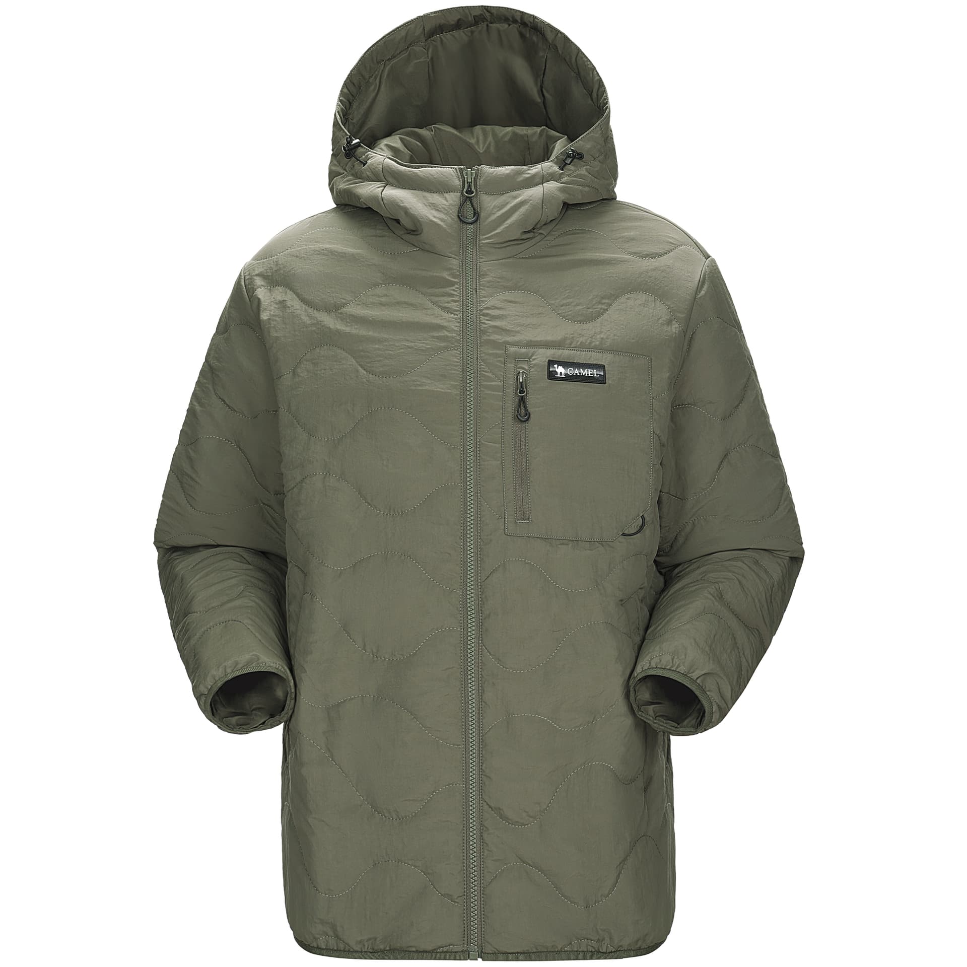 Зимняя куртка пуховик Верблюжий цвет Warm Fleece Collection Мужская хлопковая куртка - изображение 6