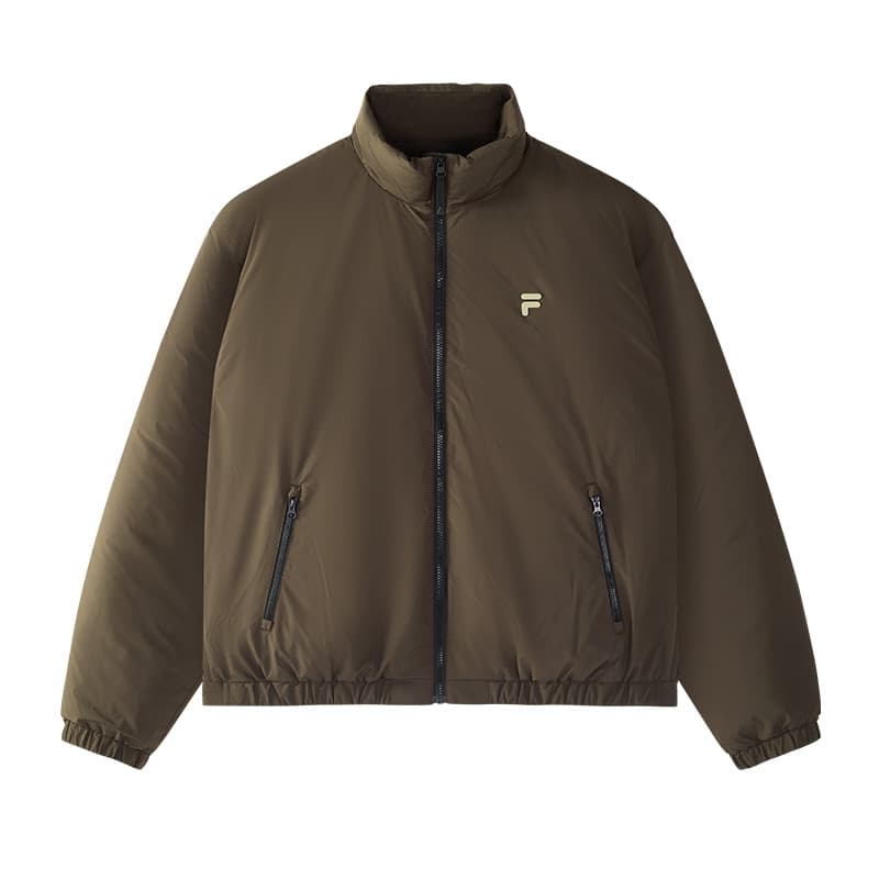 Зимняя куртка FILA FUSION FUSIONEER Мужской пуховик темно-каштановый коричневый - изображение 1