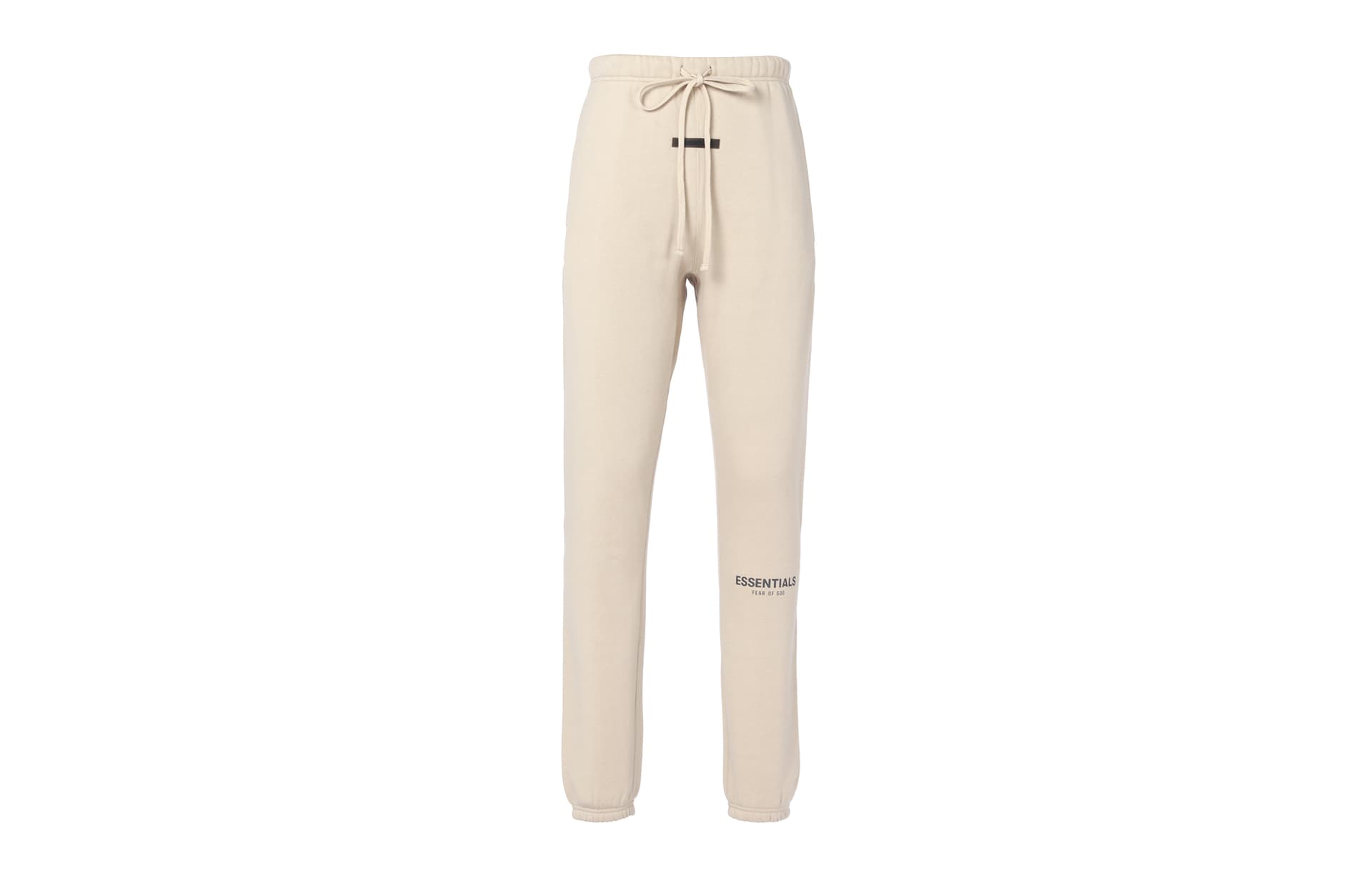 Штаны Fear of God Essentials FW21 Fleece Lounge Pants BeigeLinen Logo - изображение 1
