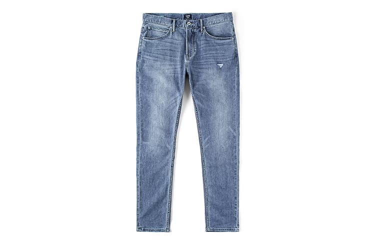 Штаны Lee совместный бренд модель Medium Light Blue Men's Jeans - изображение 1