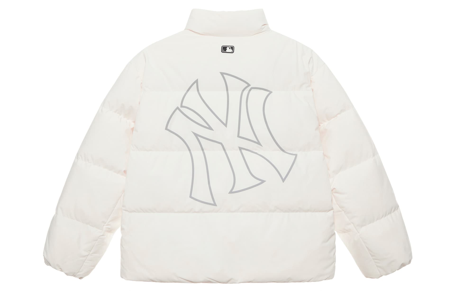 Зимняя куртка mlb New York Yankees Basic Collection FW24 Пуховик Унисекс Кремы - изображение 1