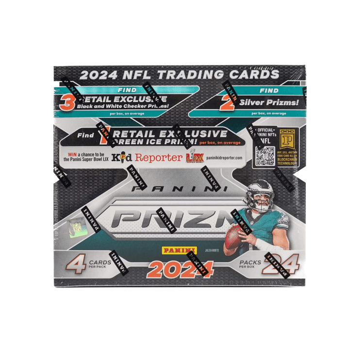 Коллекционные карточки PANINI 2024 Регби NFL Prizm Football Retail PZ Спортивные карточки Целая коробка - изображение 2