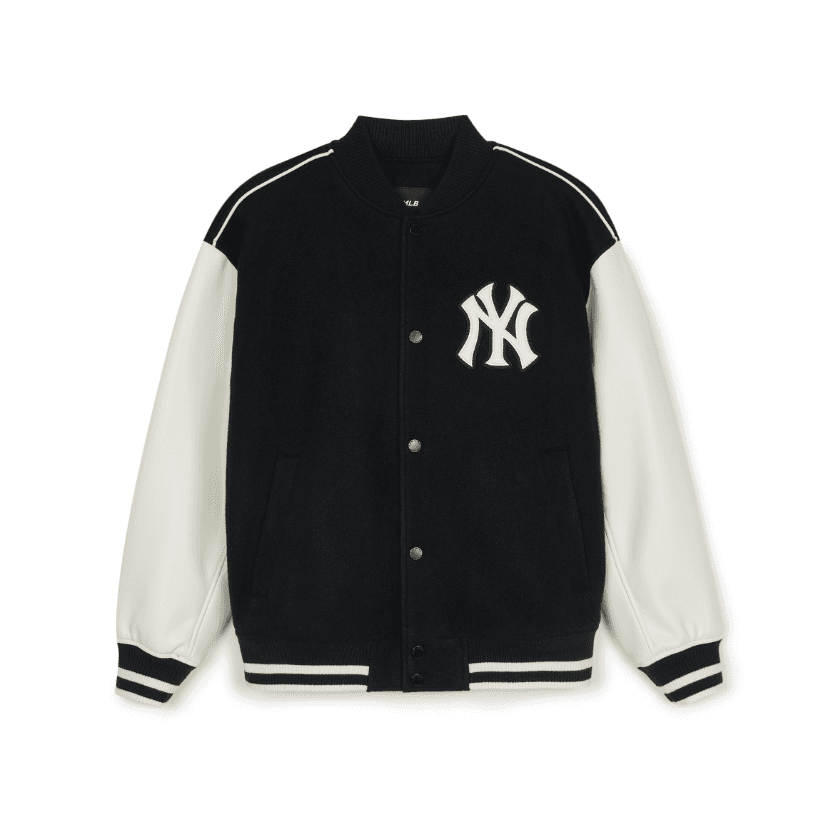 Куртка MLB Varsity New York Yankees Куртка Унисекс Черная - изображение 1