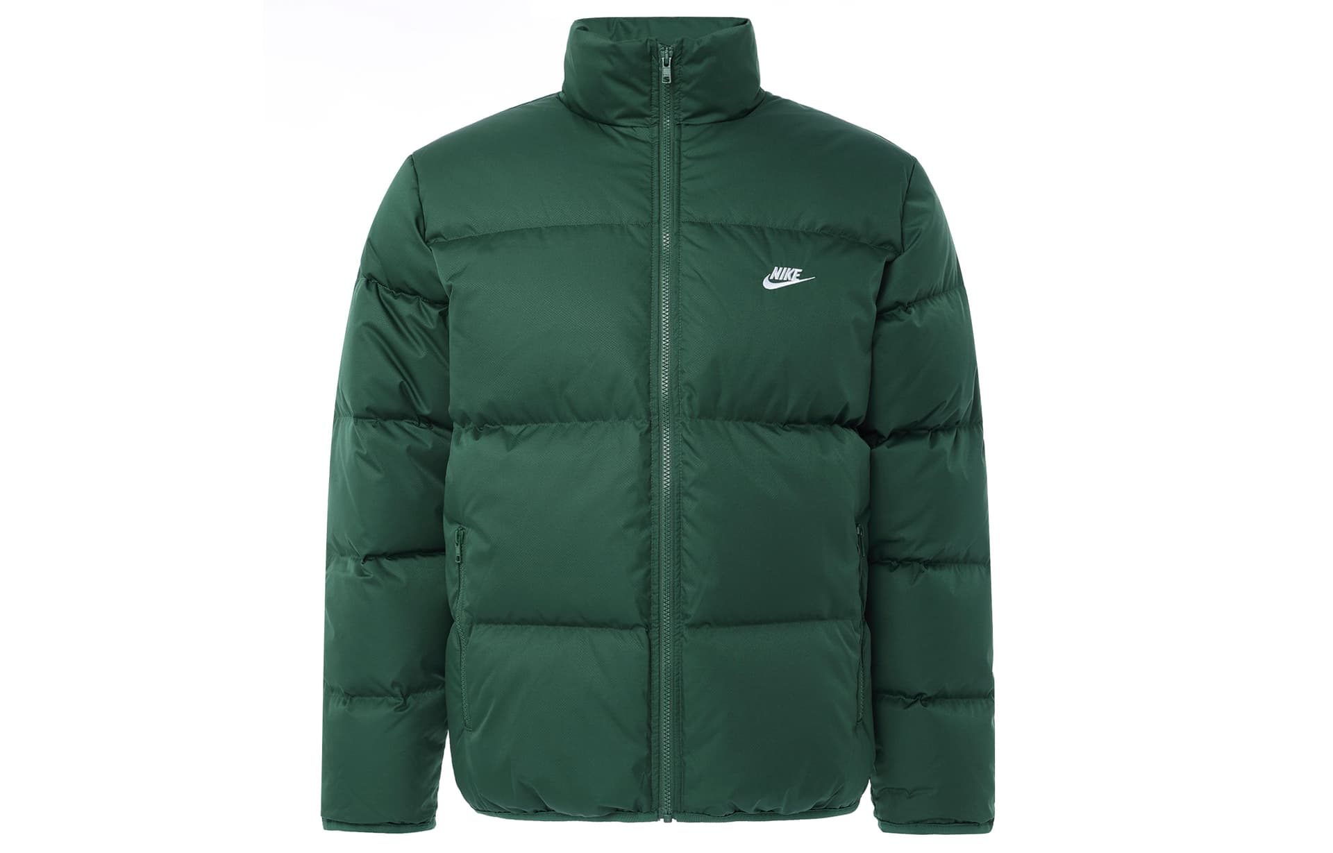 Зимняя куртка NIKE ClubTherma Крой Пуховик Мужской Пихтовый Зеленый Белый - изображение 1