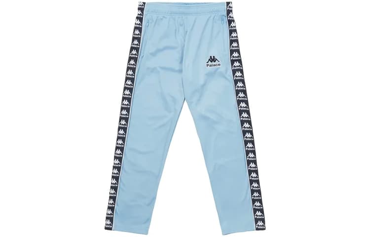 Штаны PALACE x Kappa Track Pant Blue Logo - изображение 1