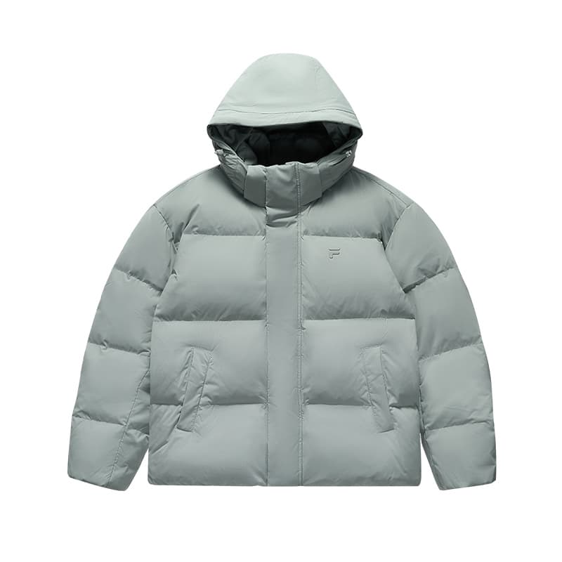 Зимняя куртка FILA FUSION Мужской пуховик Лайм - изображение 1