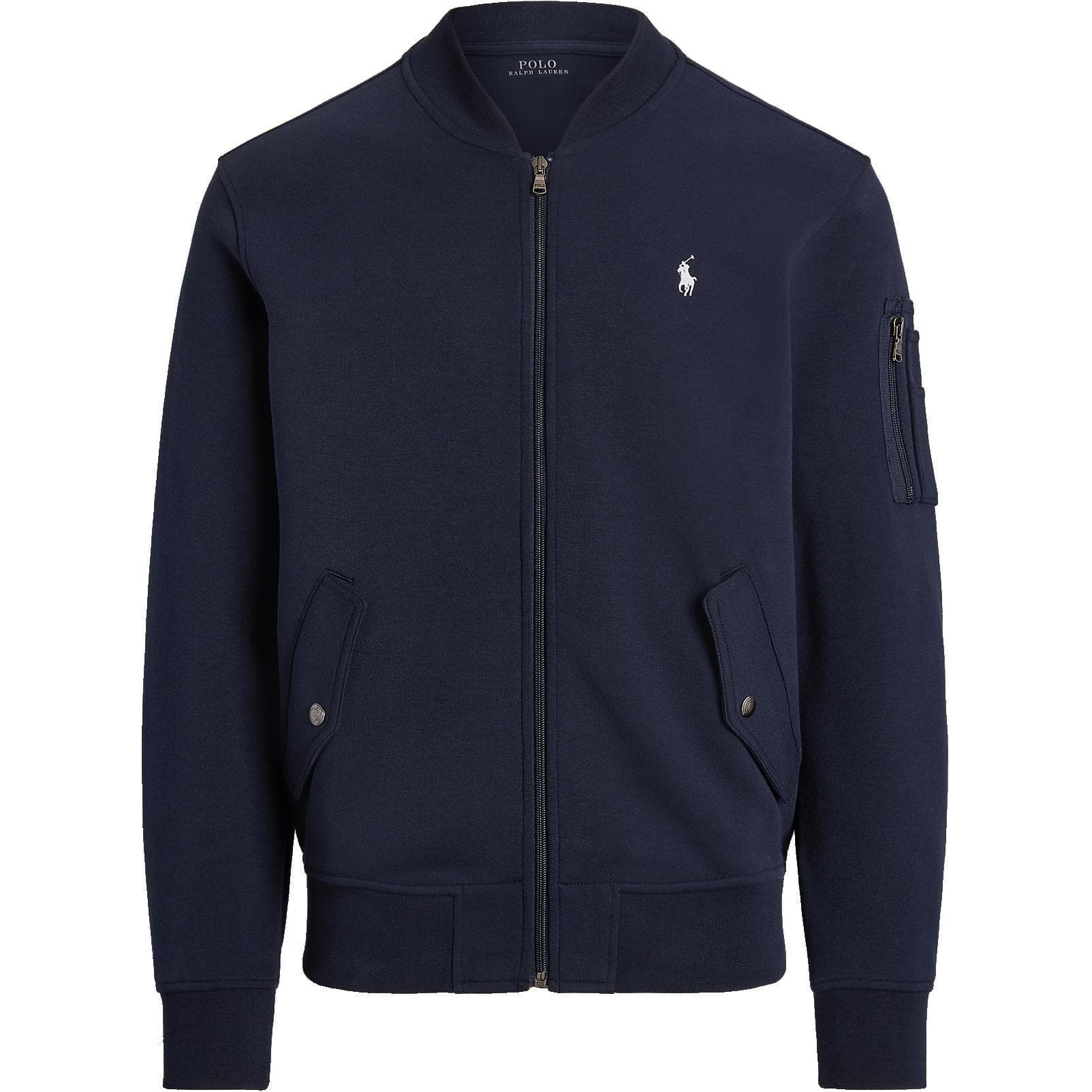 Бомбер Polo Ralph Lauren FW24 Бейсбольная куртка Мужская Темно-синяя - изображение 1