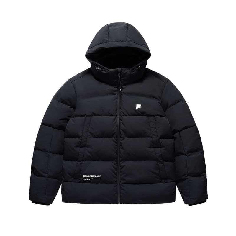 Зимняя куртка FILA FUSION Пуховик Унисекс Глубокий Черный - изображение 1