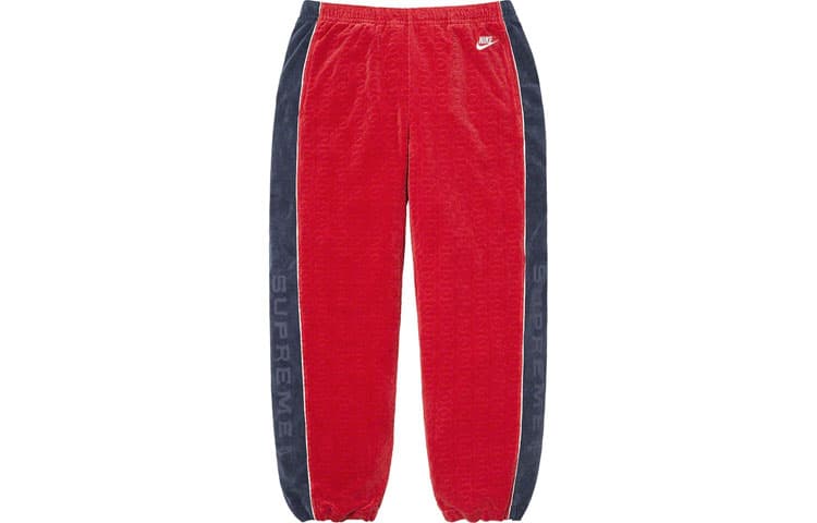 Штаны Supreme SS21 Week 3 x Nike Velour Track Pant - изображение 1