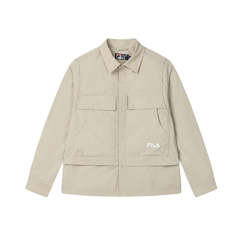 Куртка FILA Молоко Кофейный Мужская Куртка - изображение 1