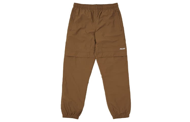 Штаны PALACE FW21 Logo Vented Shell Bottoms Brown - изображение 1