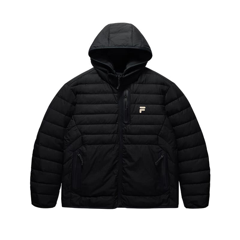 Зимняя куртка FILA FUSION URBAN TECH Пуховик Мужской Глубокий Черный - изображение 1